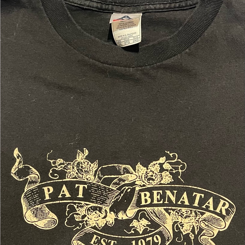 Pat Benatar Black Graphic T-Shirt